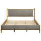 Mason 46-inch Eastern King Panel Platform Bed Light Brown - Discount Furniture Connection