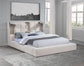 Dreux Upholstered California King Panel Platform Bed Cream