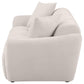 Destino Chenille Upholstered Splayed Arm Sofa Greige
