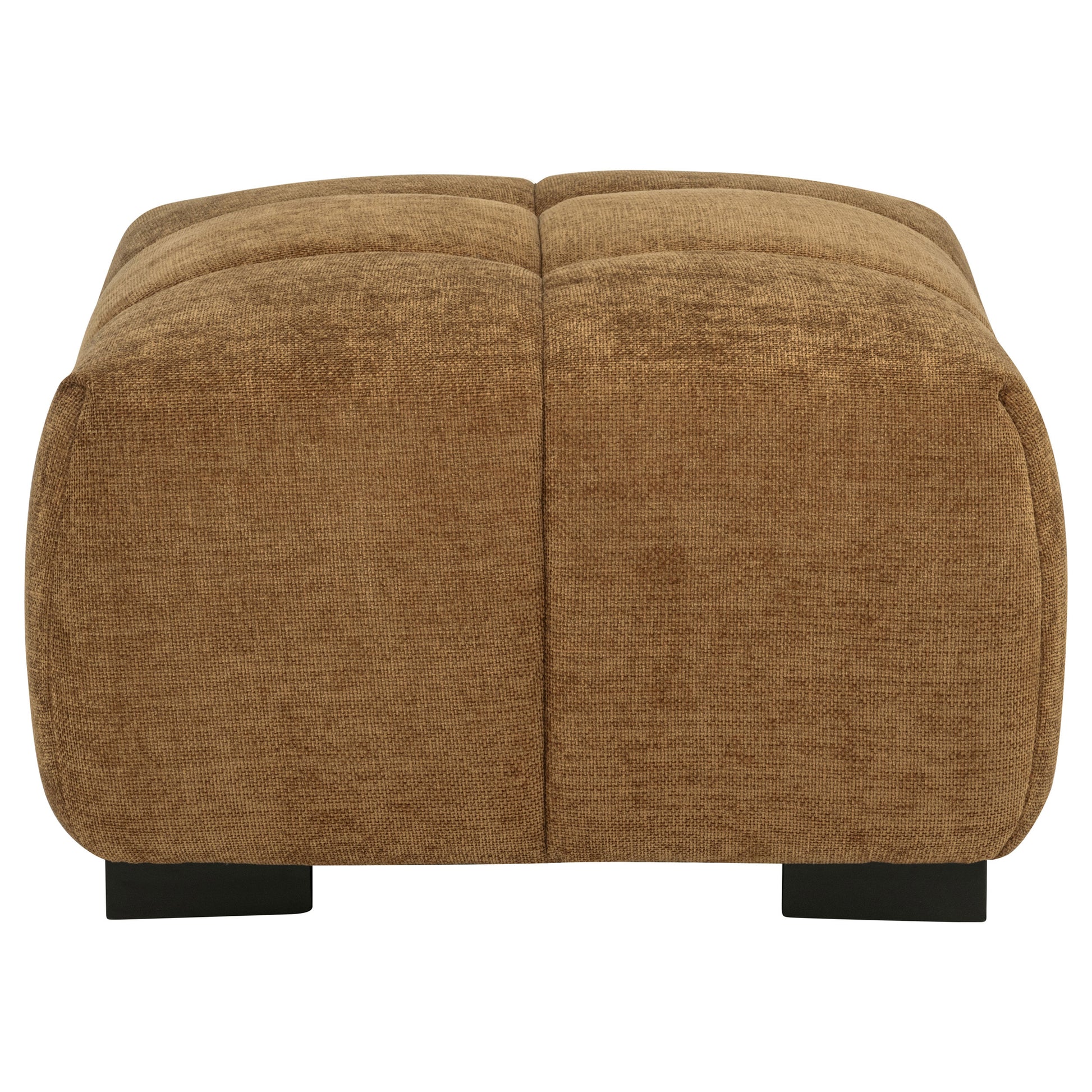 Octavia Upholstered Rectangular Ottoman Amber - Discount Furniture Connection