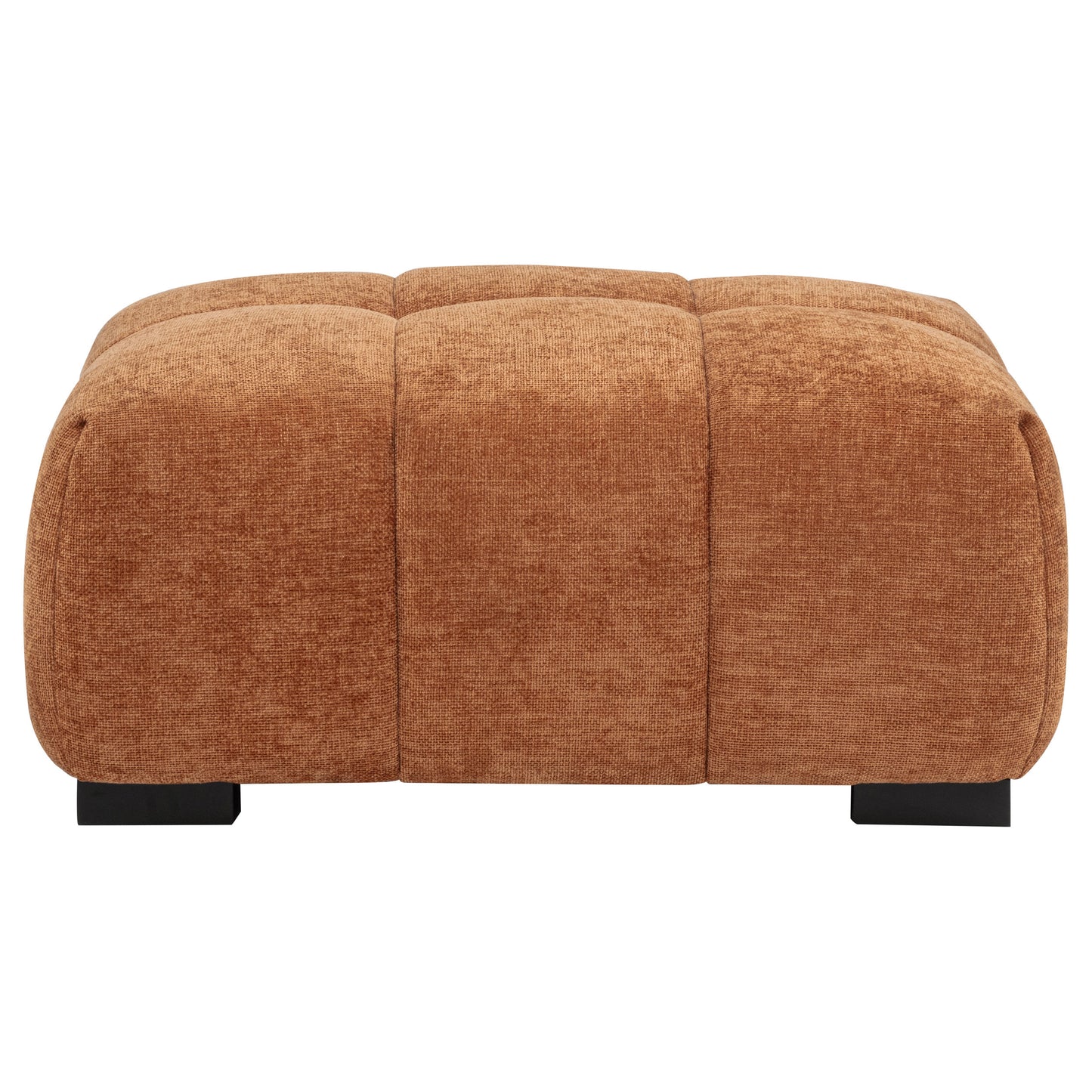 Octavia Upholstered Rectangular Ottoman Orange - Discount Furniture Connection