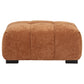 Octavia Upholstered Rectangular Ottoman Orange - Discount Furniture Connection