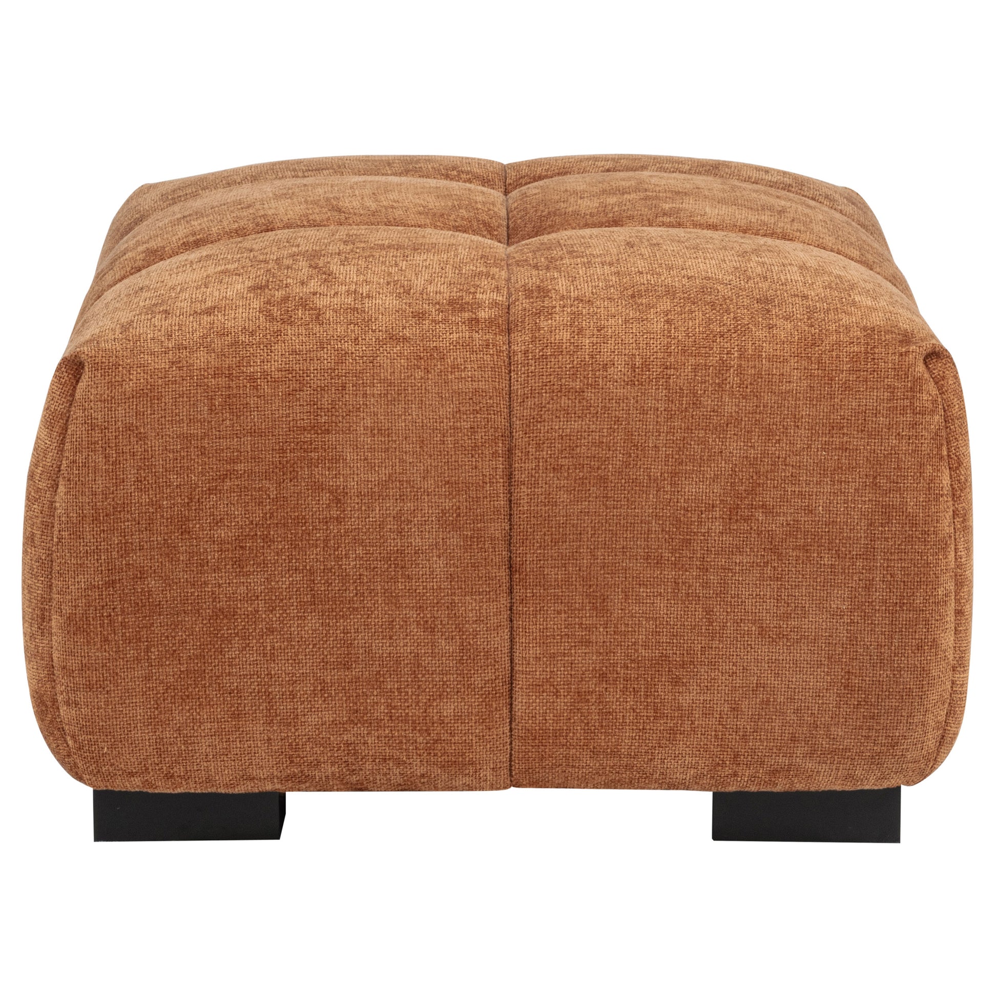 Octavia Upholstered Rectangular Ottoman Orange - Discount Furniture Connection