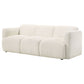 Dorset Fabric Upholstered Round Track Arm Sofa White - Discount Furniture Connection