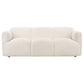 Dorset 3-piece Upholstered Round Track Arm Sofa Set White - Discount Furniture Connection