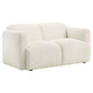 Dorset 3-piece Upholstered Round Track Arm Sofa Set White - Discount Furniture Connection