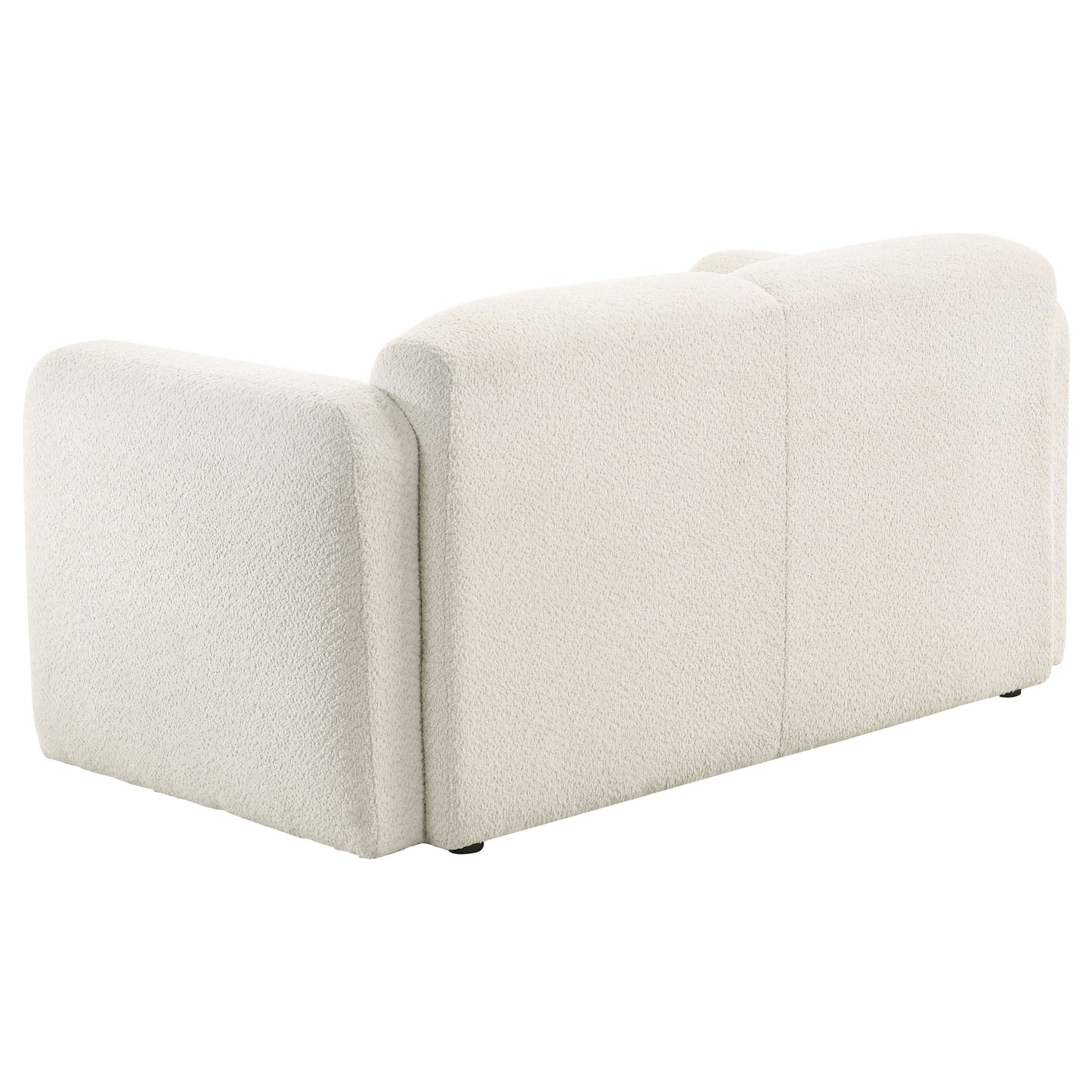 Dorset 3-piece Upholstered Round Track Arm Sofa Set White - Discount Furniture Connection
