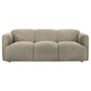 Dorset Fabric Upholstered Round Track Arm Sofa Brown - Discount Furniture Connection
