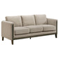 Islington 2-piece Upholstered Panel Arm Sofa Set Taupe - Discount Furniture Connection