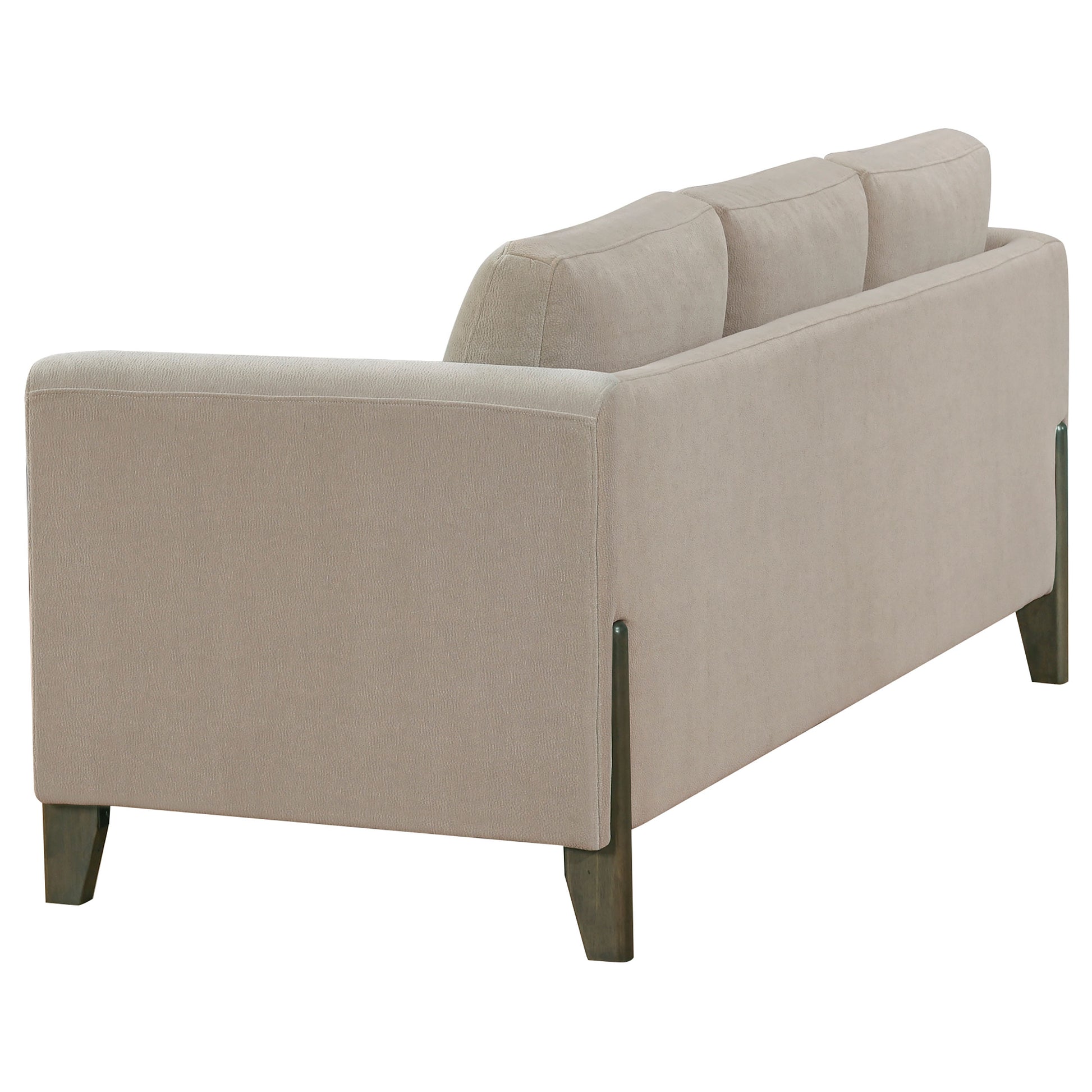 Islington 2-piece Upholstered Panel Arm Sofa Set Taupe - Discount Furniture Connection