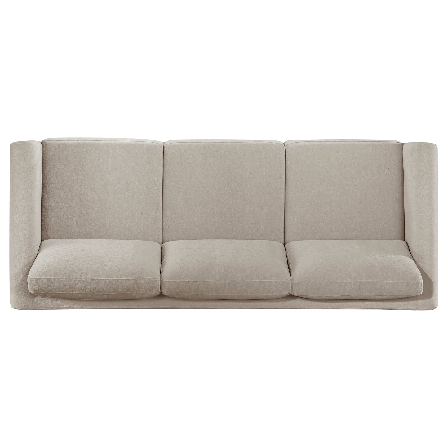Islington 2-piece Upholstered Panel Arm Sofa Set Taupe - Discount Furniture Connection