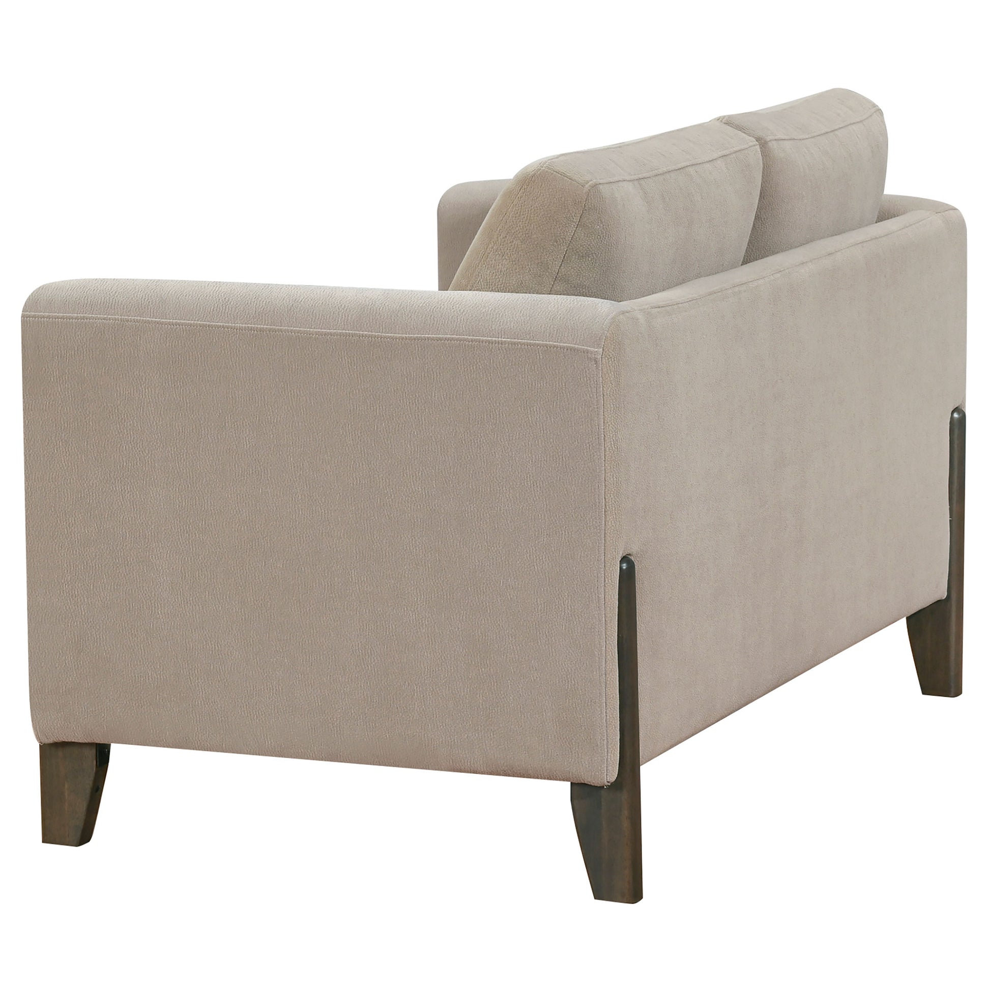 Islington 2-piece Upholstered Panel Arm Sofa Set Taupe - Discount Furniture Connection
