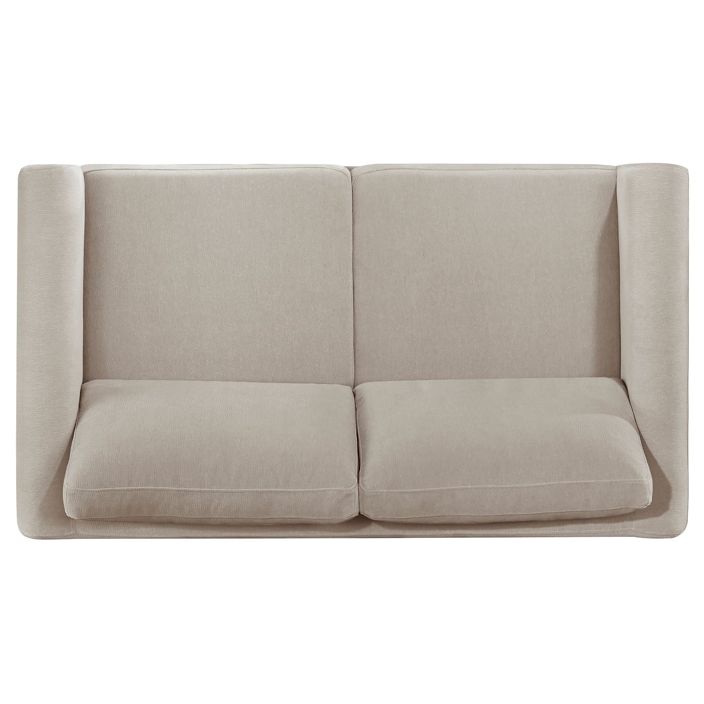 Islington 2-piece Upholstered Panel Arm Sofa Set Taupe - Discount Furniture Connection