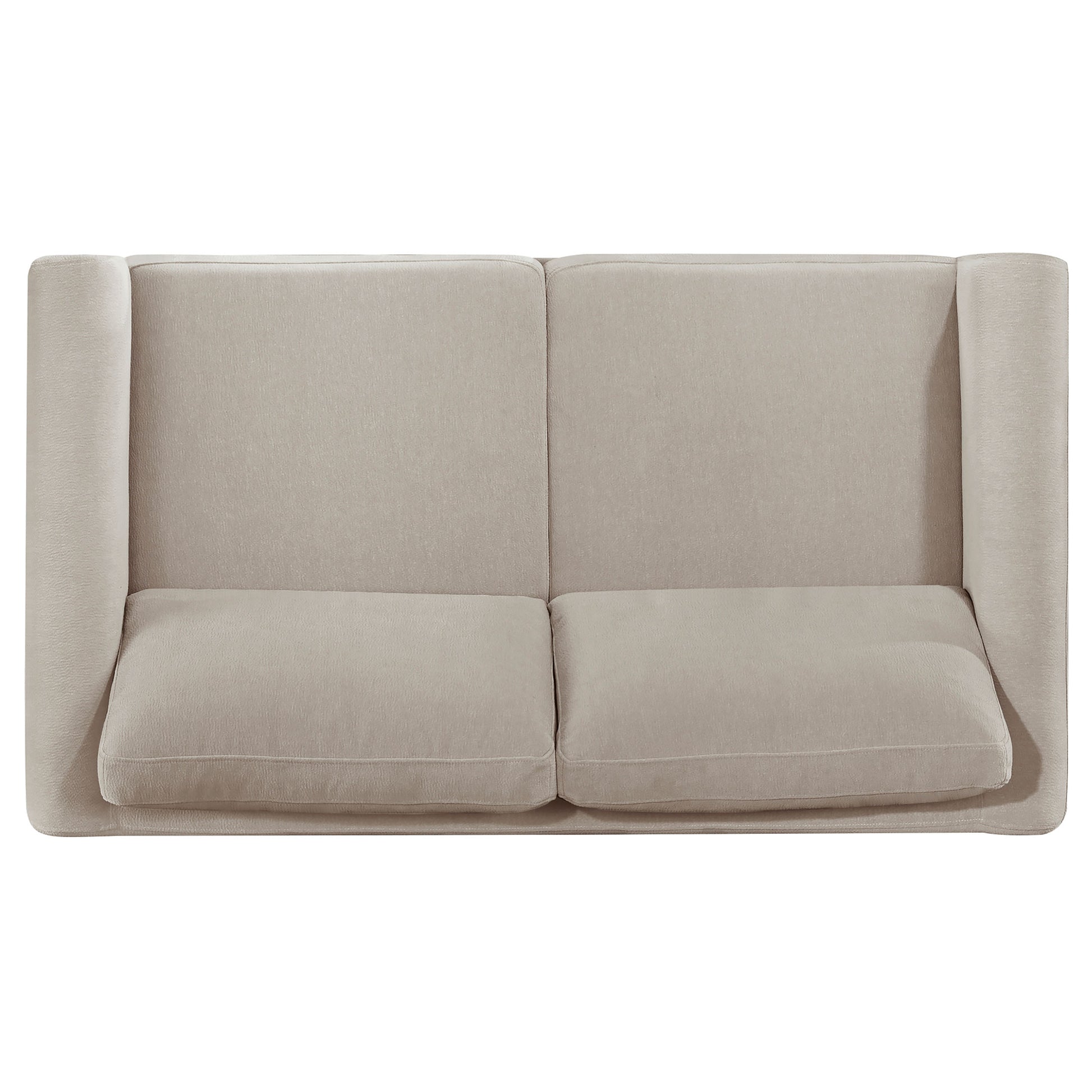 Islington 2-piece Upholstered Panel Arm Sofa Set Taupe - Discount Furniture Connection