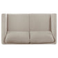Islington 2-piece Upholstered Panel Arm Sofa Set Taupe - Discount Furniture Connection