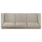 Islington 3-piece Upholstered Panel Arm Sofa Set Taupe