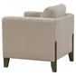 Islington 3-piece Upholstered Panel Arm Sofa Set Taupe