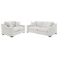 Ashlyn 2-piece Upholstered Track Arm Sofa Set Sand