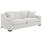 Ashlyn 3-piece Upholstered Track Arm Sofa Set Sand