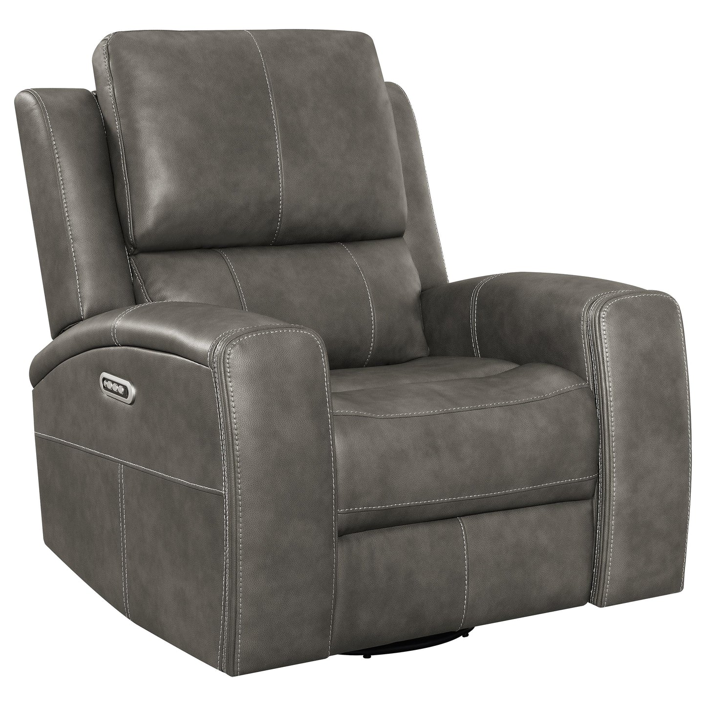 Brickston 3-piece Triple Power Reclining Sofa Set Charcoal