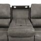 Brickston 3-piece Triple Power Reclining Sofa Set Charcoal