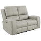 Brickston 2-piece Triple Power Reclining Sofa Set Grey