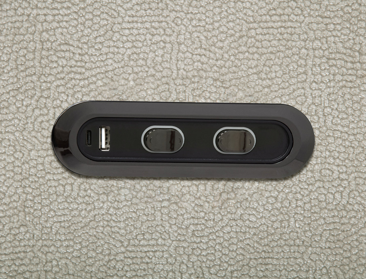 Kennett Chenille Upholstered Power Reclining Loveseat Ivory