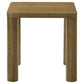 Castlewood Engineered Wood Accent Side End Table Brown Oak - Discount Furniture Connection