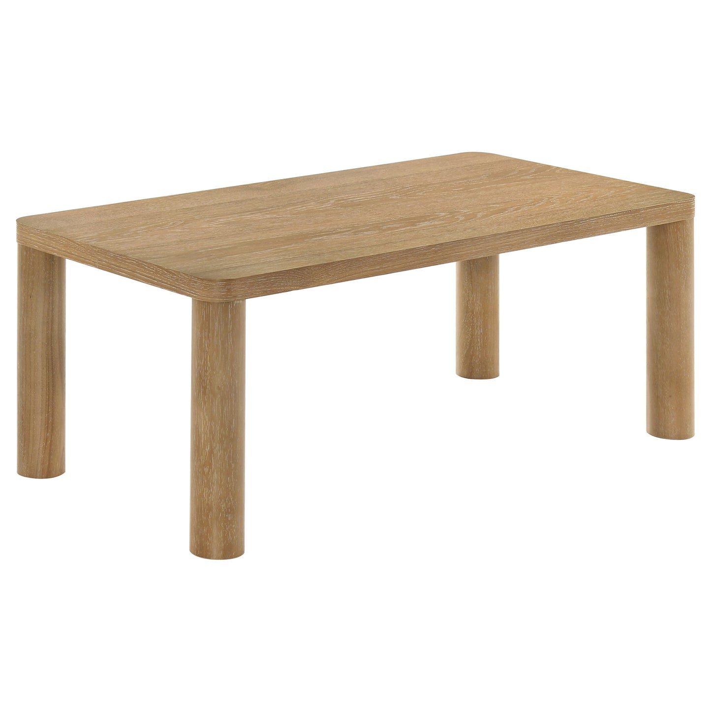 Castlewood 2-piece Cocktail Coffee Table Set Washed Oak