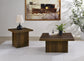 Devar Square Engineered Wood Cocktail Coffee Table Dark Pine - Discount Furniture Connection