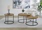 Lainey Round Occasional Side End Table Mango