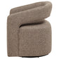 Westhill Boucle Upholstered Swivel Accent Chair Rocky Road