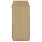 Tilbury 2-door Glass Front Accent Display Cabinet Light Oak - Discount Furniture Connection