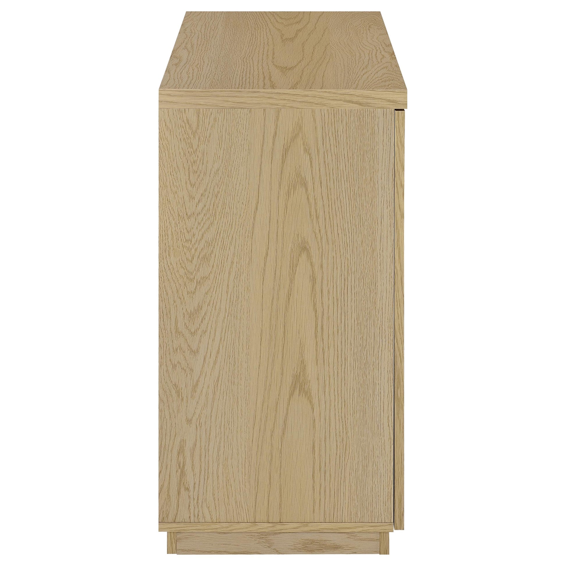 Tilbury 2-door Glass Front Accent Display Cabinet Light Oak - Discount Furniture Connection