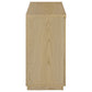 Tilbury 2-door Glass Front Accent Display Cabinet Light Oak - Discount Furniture Connection