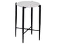 Loxie Solid Marble Top 16″ Round End Table