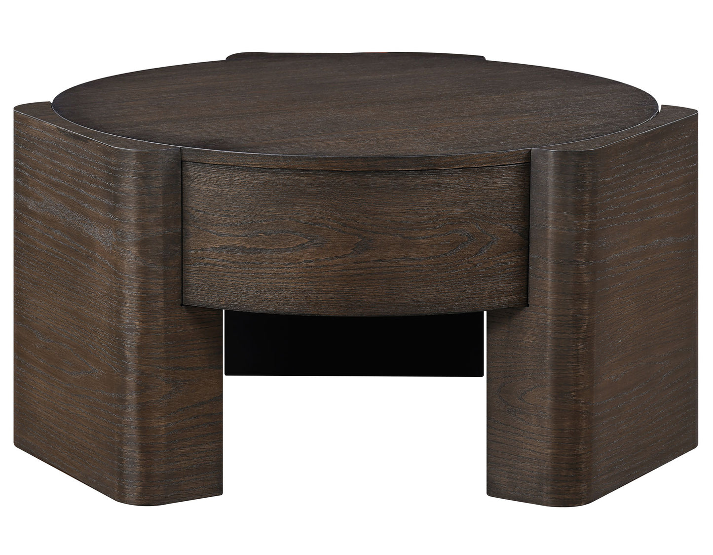 Salina 32.5″ Round Coffee Table with Casters