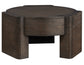 Salina 32.5″ Round Coffee Table with Casters