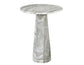 Joni 18″ Round Fantasy Gray Marble Accent End Table