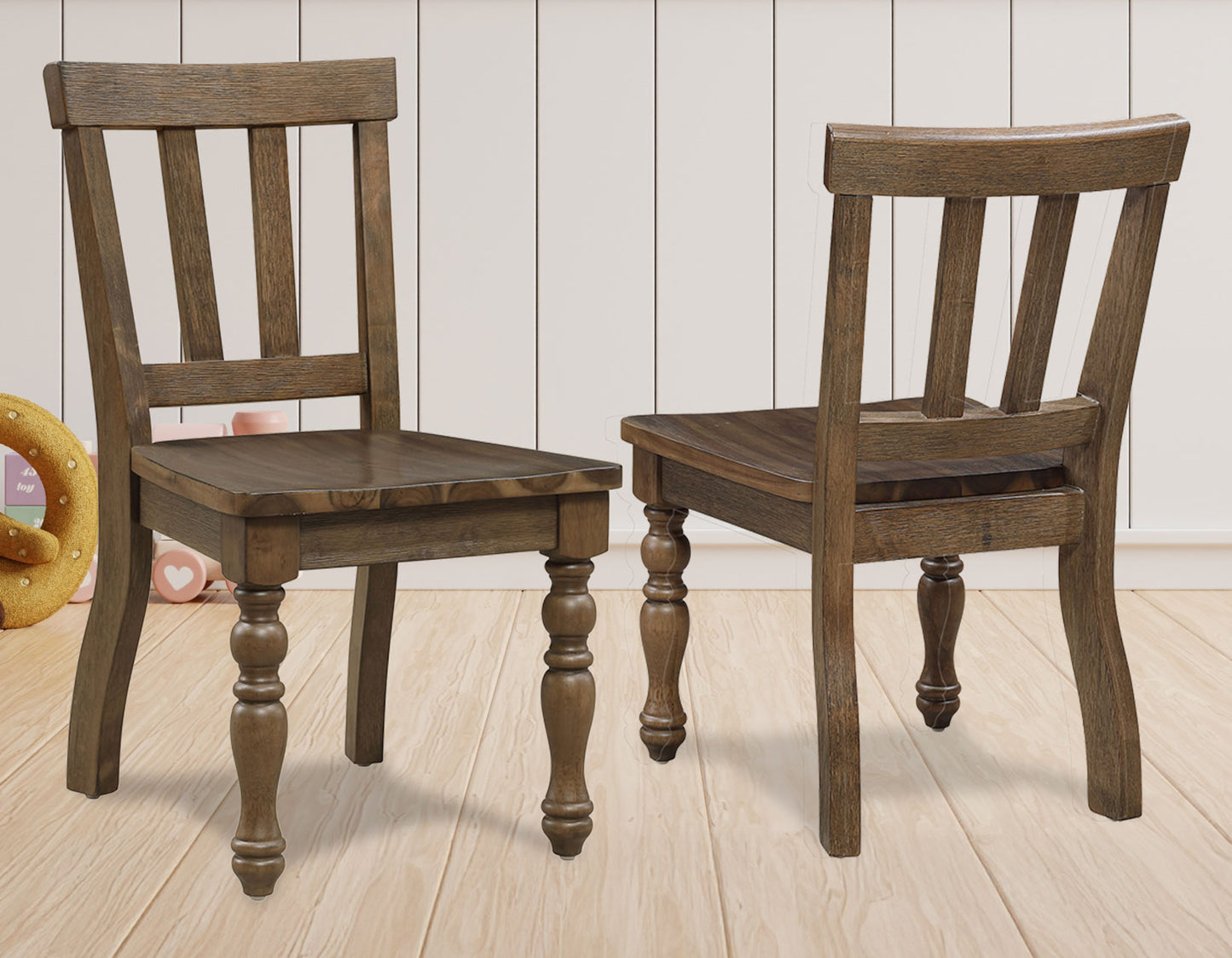 Joanna Kids 5 Piece Dining Set, Mocha Finish