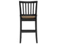 Joplin Solid Wood 24″ Farmhouse Counter Stool, Walnut and Ebony Finish