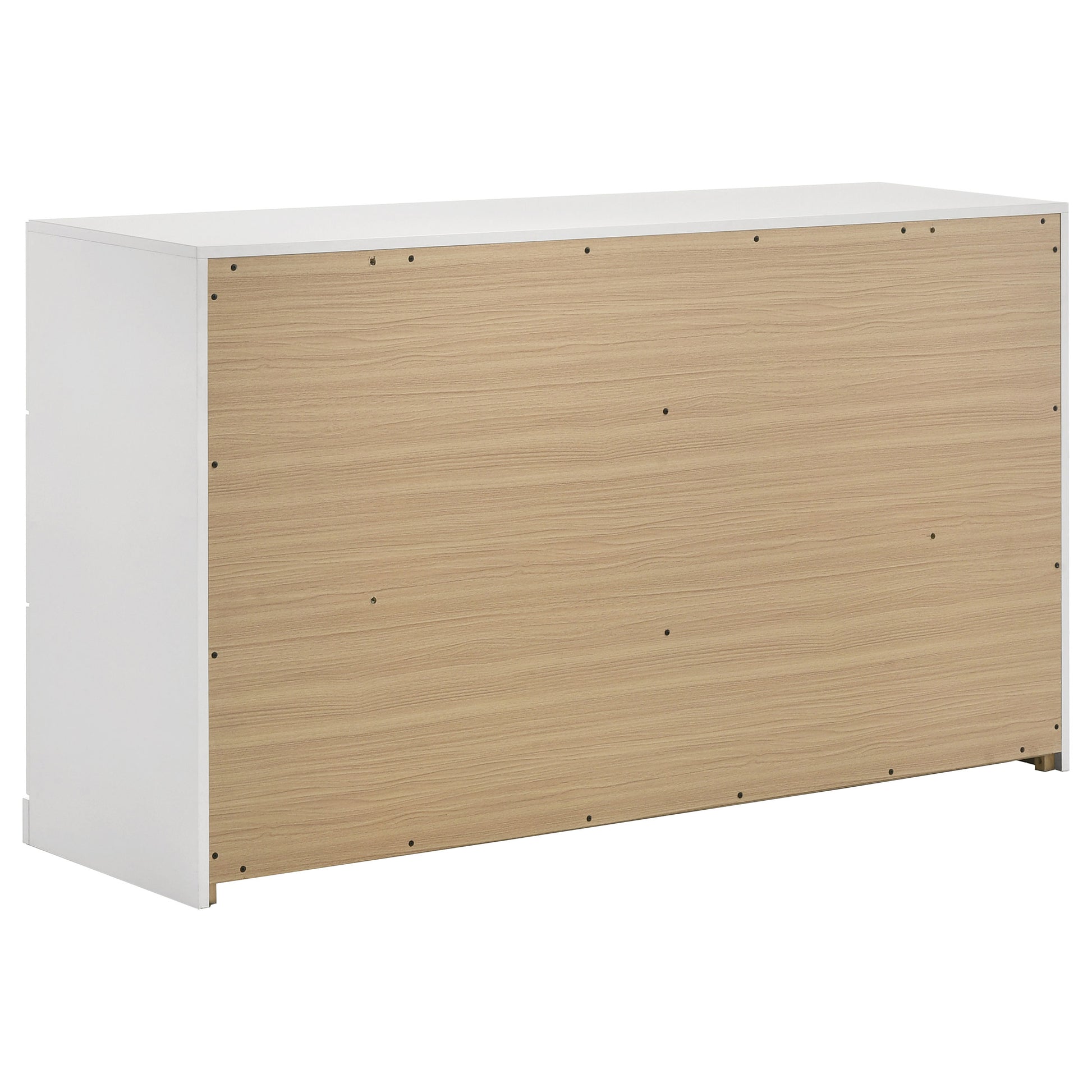 Ines 5-piece Eastern King Bedroom Set Grey and White High Gloss - Discount Furniture Connection
