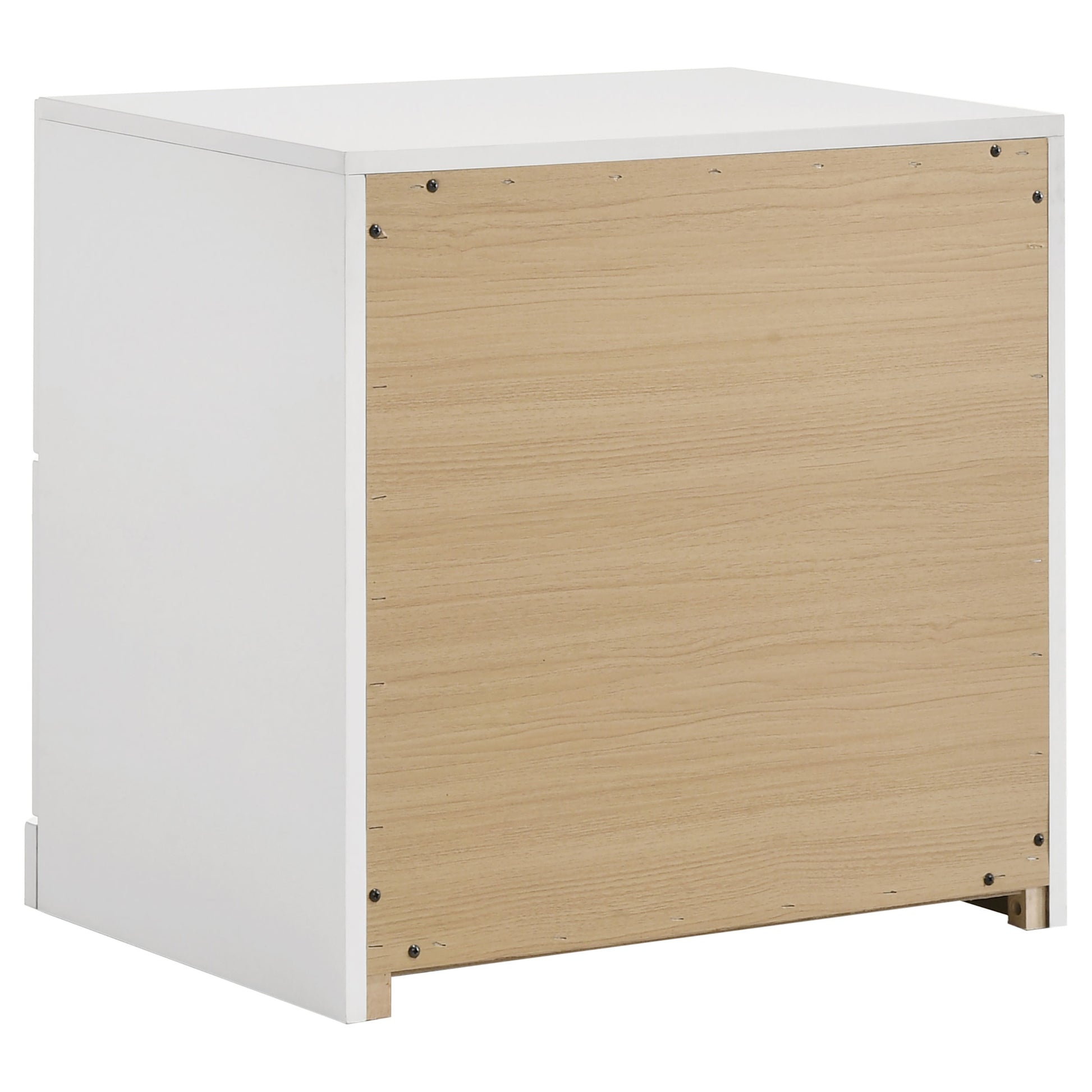 Ines 4-piece Queen Bedroom Set Grey and White High Gloss - Discount Furniture Connection