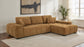 Octavia Upholstered Sectional Chaise Sofa Amber - Discount Furniture Connection