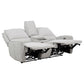 Sylmar 2-piece Chenille Power Reclining Sofa Set Dove Grey