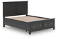 Lanolee Queen Panel Storage Bed