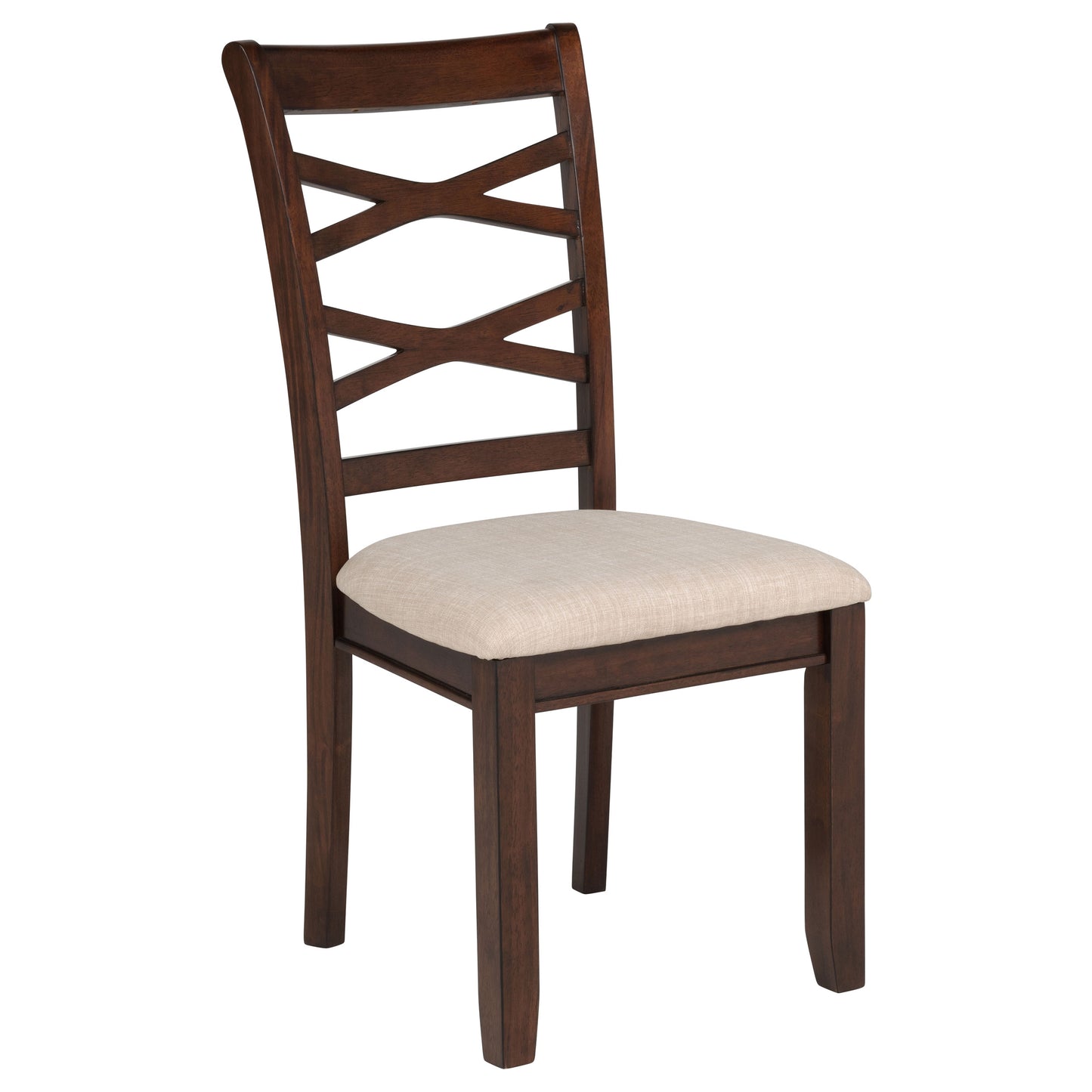 Barton 5-piece Round Wood Dining Table Set Dark Brown - Discount Furniture Connection