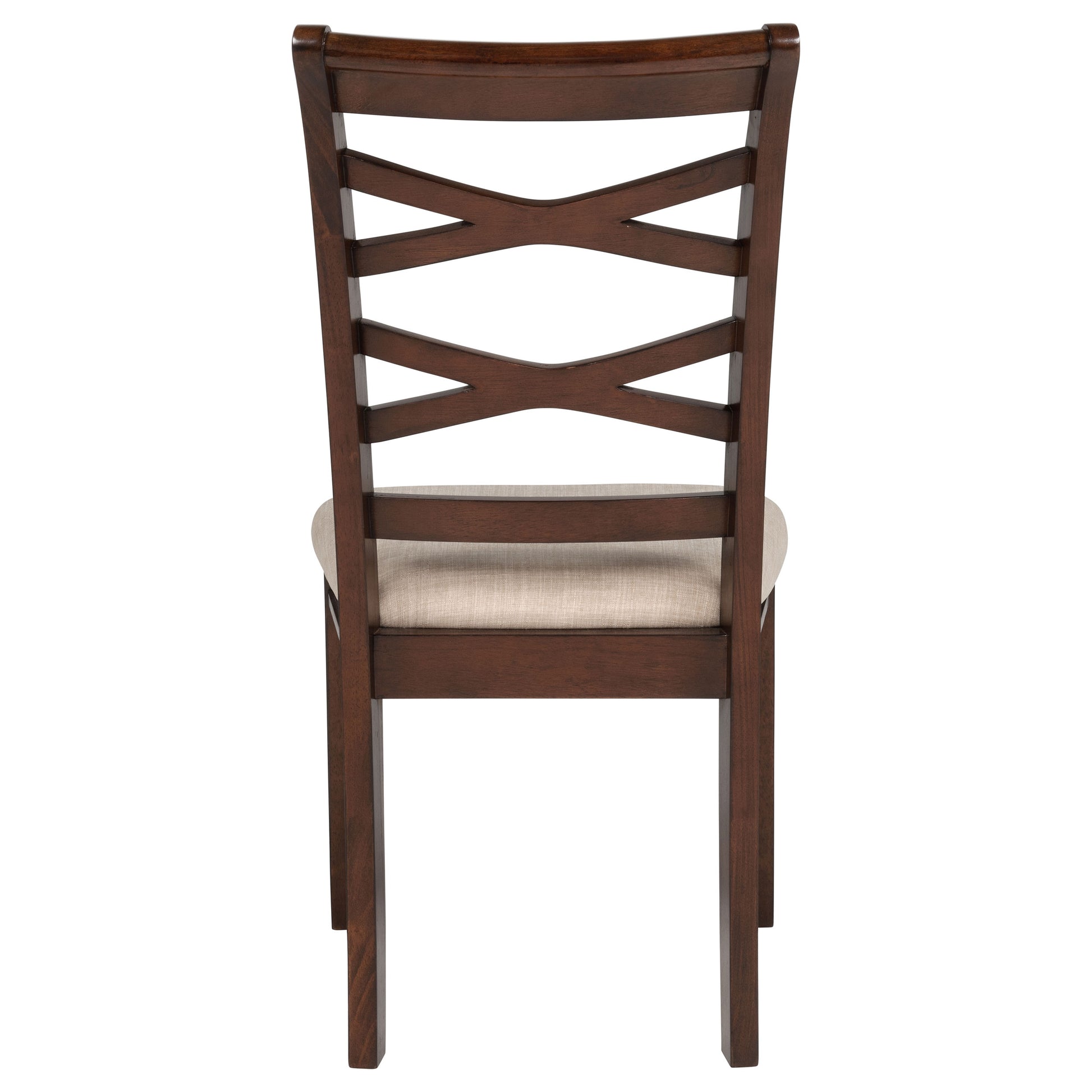 Barton 5-piece Round Wood Dining Table Set Dark Brown - Discount Furniture Connection