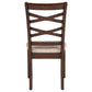 Barton 5-piece Round Wood Dining Table Set Dark Brown - Discount Furniture Connection