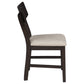 Catley 5-piece Round Drop Leaf Dining Table Set Dark Coffee